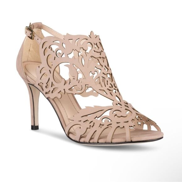Shoes - Klub Nico Marcela 3 inch heel sandal taupe women's size 8 formal shoe